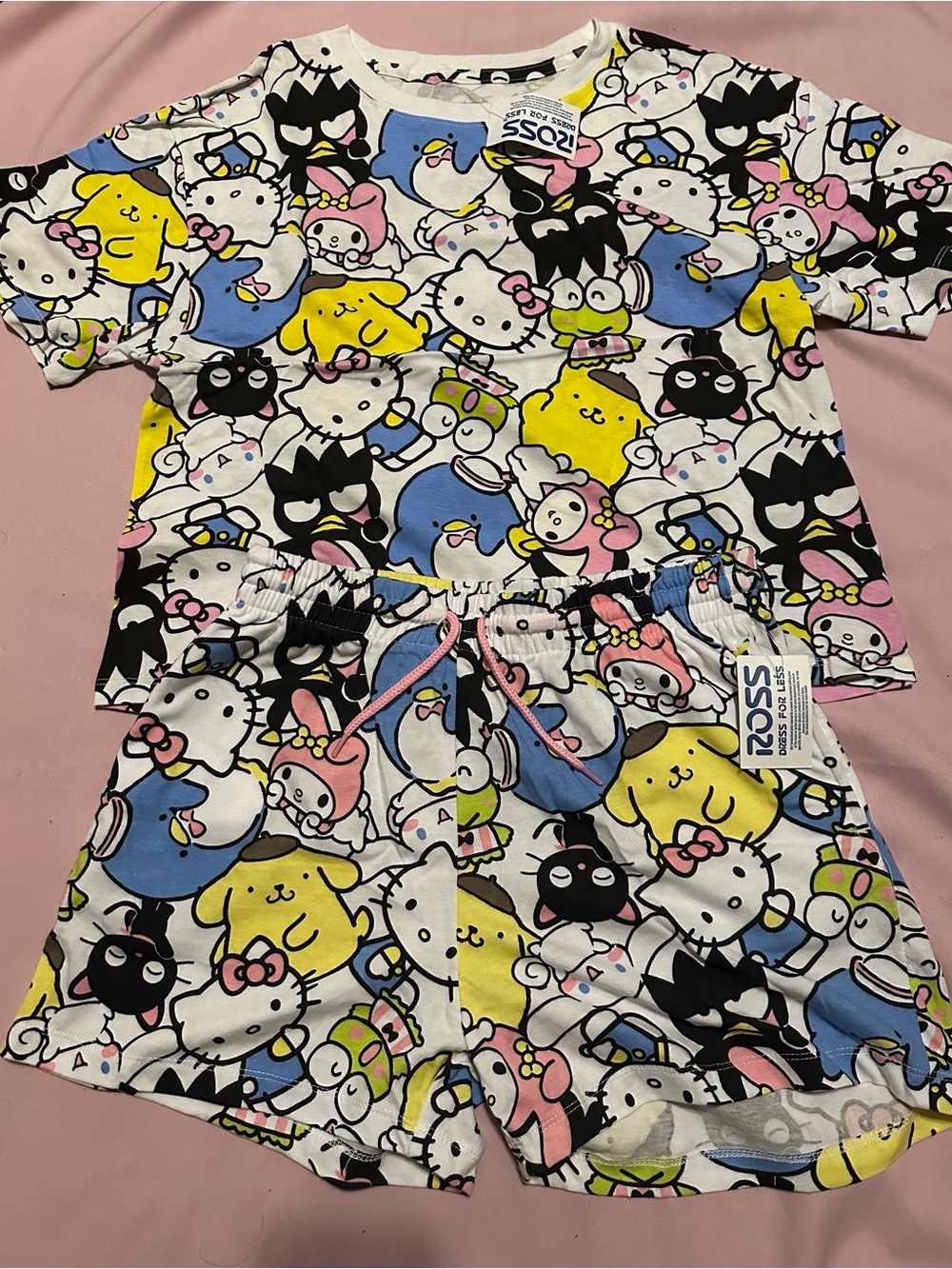 Hello Kitty shirt and short bundle Medium